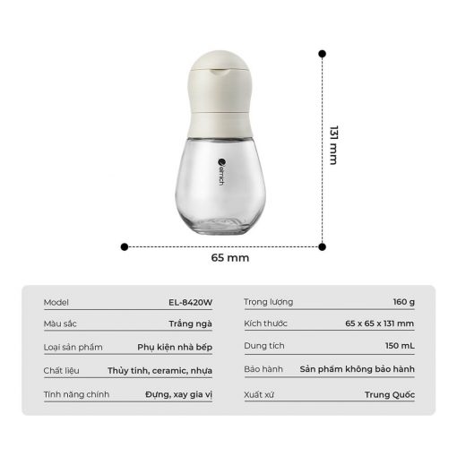 Lọ xay tiêu Elmich EL-8420