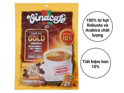 Vinacafe Gold Original cafe hòa tan 3 in 1