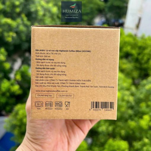 Ly sứ Highlands Coffee 280ml