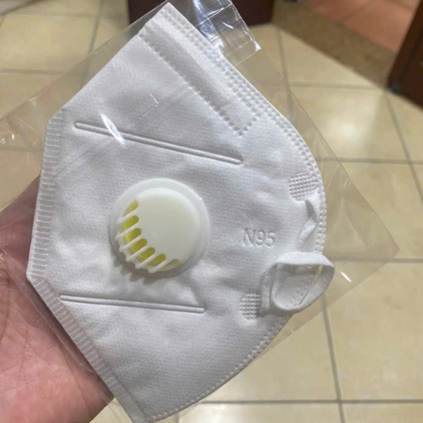 Khẩu trang Nanocare N95 có van thoáng khí, lọc bụi mịn PM2.5 Khẩu trang Nanocare N95 có van thoáng khí, lọc bụi mịn PM2.5