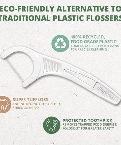 Tăm chỉ Plackers EcoChoice Fresh Mint