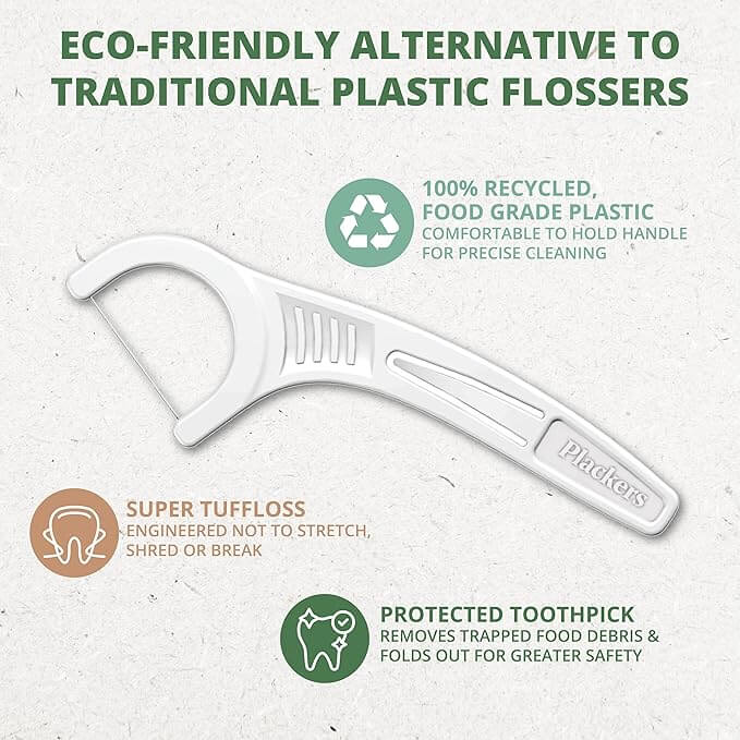 Tăm chỉ Plackers EcoChoice Fresh Mint Tăm chỉ Plackers EcoChoice Fresh Mint