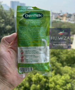 Tăm chỉ Dentek eco-friendly sensitive clean làm trắng răng