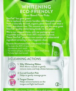 Tăm chỉ Dentek eco-friendly sensitive clean làm trắng răng