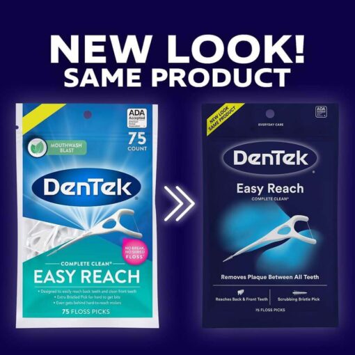 Tăm chỉ Dentek Easy reach 75 cây