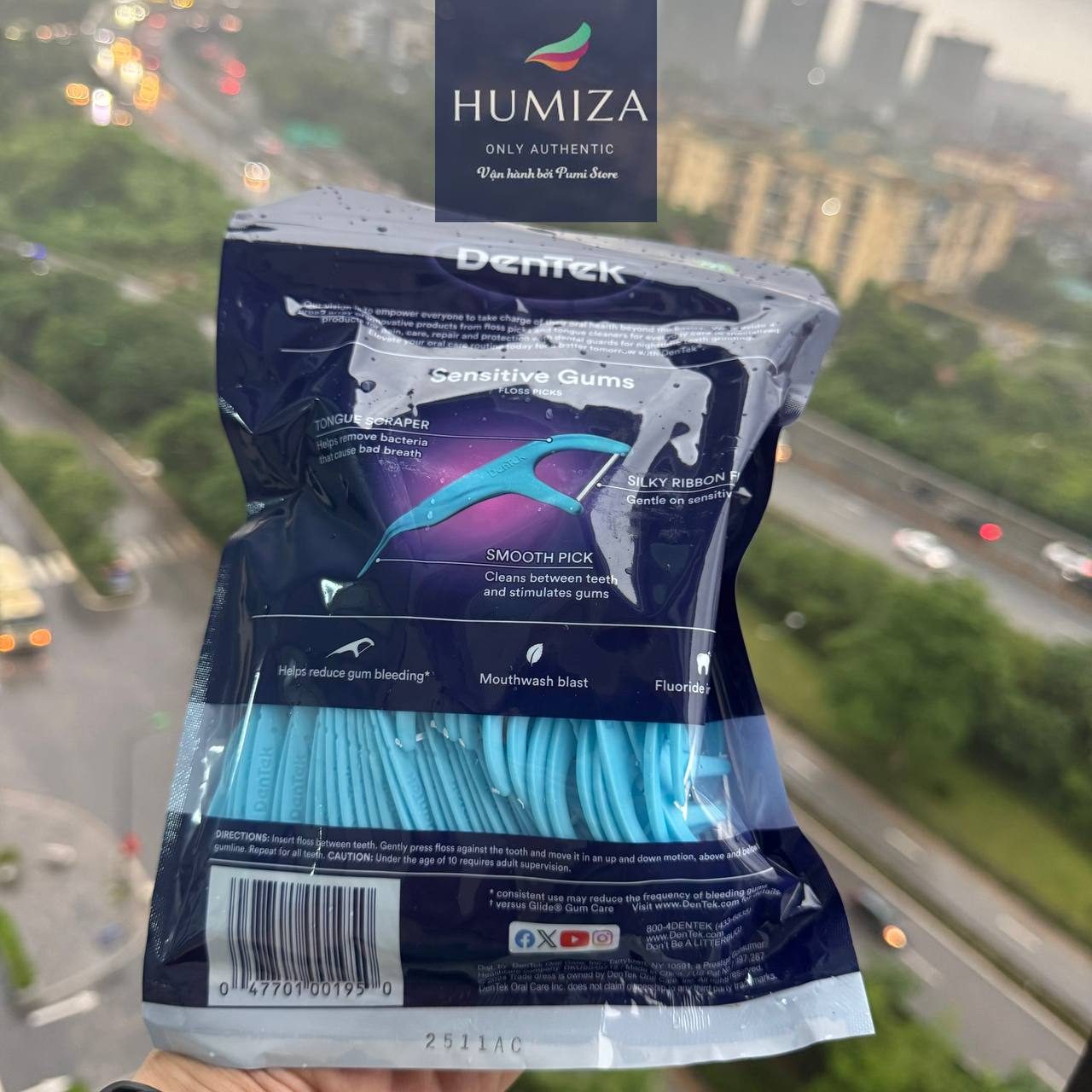 Tăm chỉ Dentek Sensitive Gum gói 150 chiếc - Ảnh 2