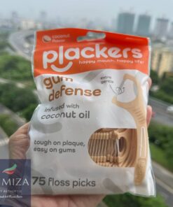 Tăm chỉ nha khoa Plackers Gum defense coconut oil