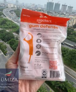 Alternative view of Tăm chỉ Plackers gum defense vitamin c gói 75 cây
