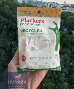 Tăm chỉ Plackers EcoChoice hương bạc hà gói 90 cây