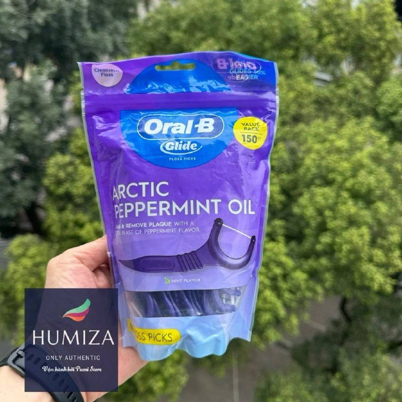 Tăm chỉ Oral-B Arctic Peppermint Oil gói 150 cái - Ảnh 3