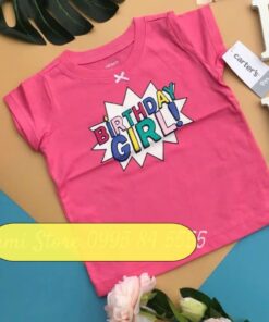 Áo Carter's Bé Gái ngắn tay Birthday Girl Tee