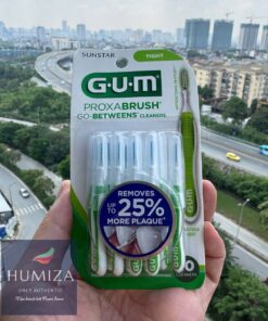 Bàn chải kẽ răng đầu nhỏ, lông mềm GUM Proxabrush – hộp 10 chiếc