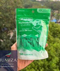 Tăm chỉ nha khoa GUM Professional Clean hương bạc hà, gói 150 cái
