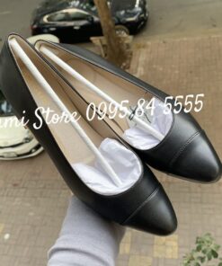Giày Cole Haan The Go-To Block Heel Pump Black Leather (45mm)